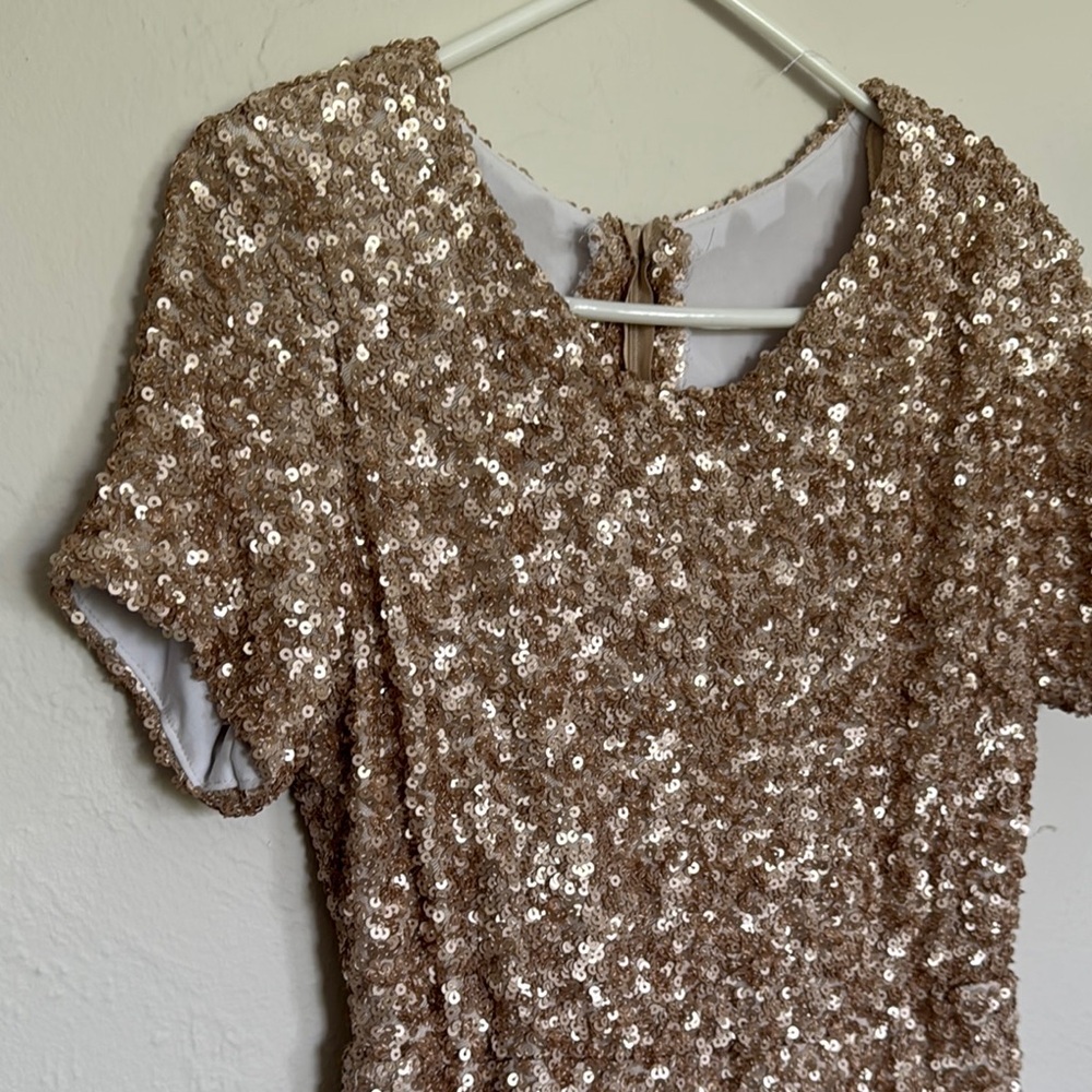 Sequin Short Sleeve dress